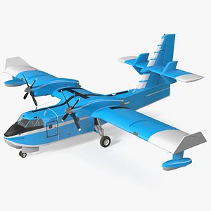 3D Amphibious Aircraft