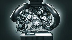 3d model car engine