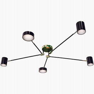 3D Modern Chandelier 2 model