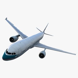 Jet Airliner Airbus A330-300 Cathay Pacific Rigged