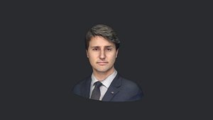 Justin Trudeau-Realistic bust head ready