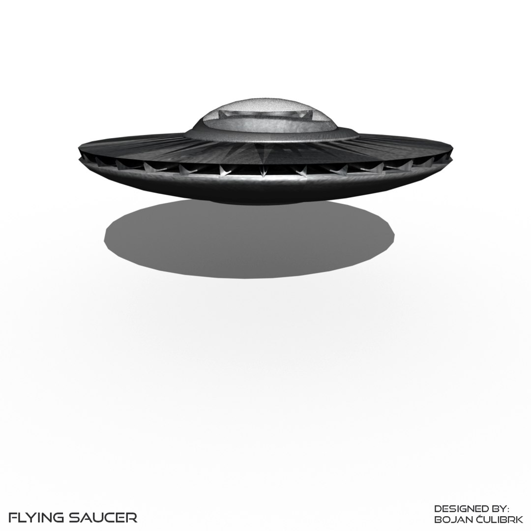 3d model flying saucer