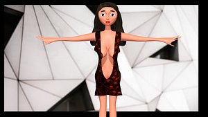 woman dress 3D