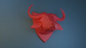 3D printable buffalo model