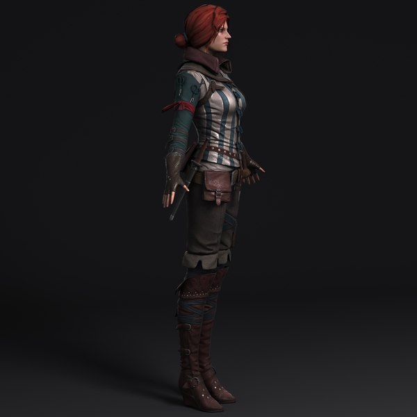 Witcher 2 - triss 3D - TurboSquid 1332069