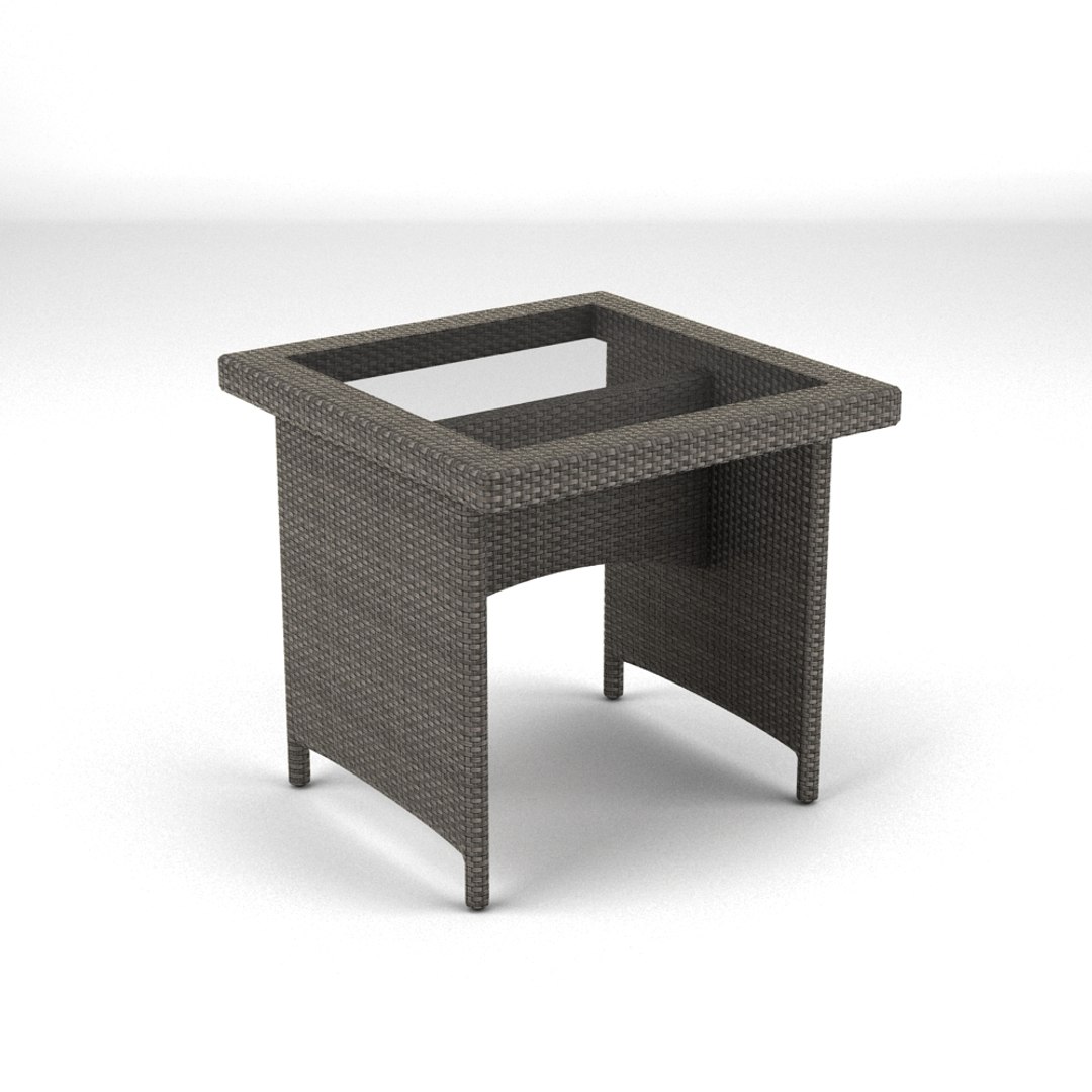 3d model garden furniture chair table