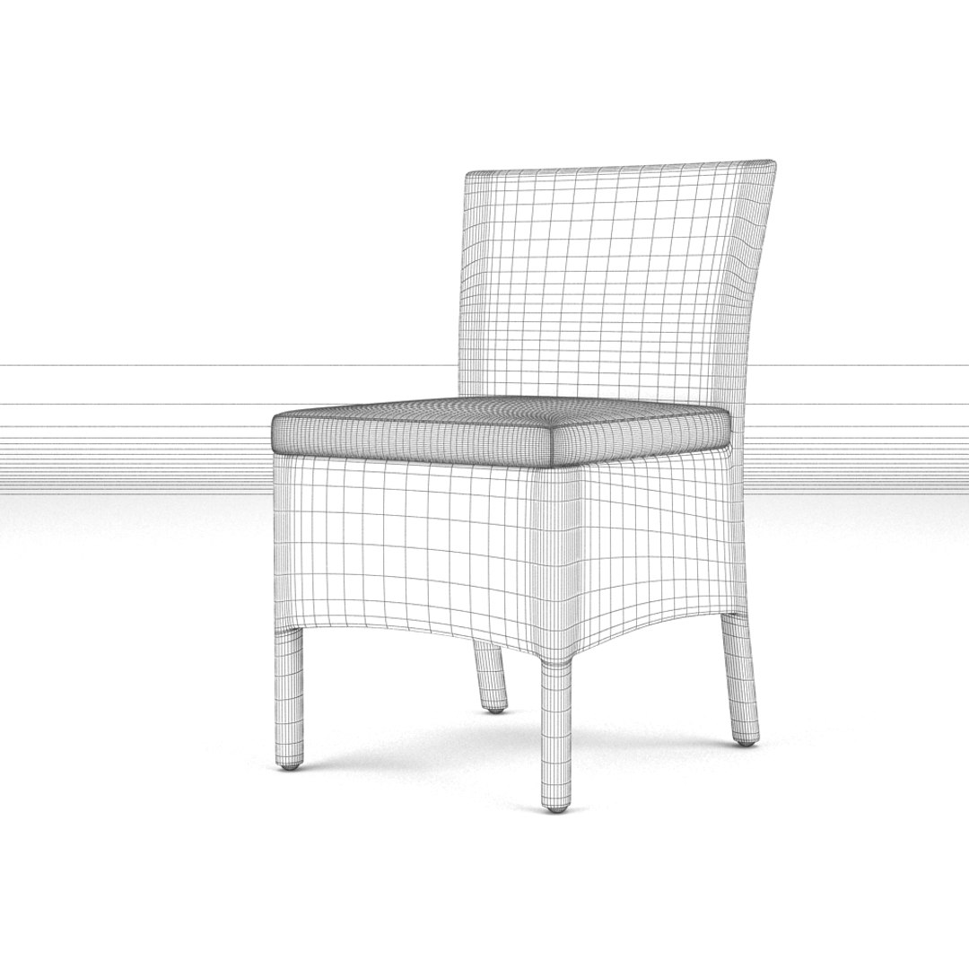 3d model garden furniture chair table