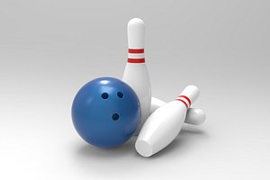 Bowling Set 3D model