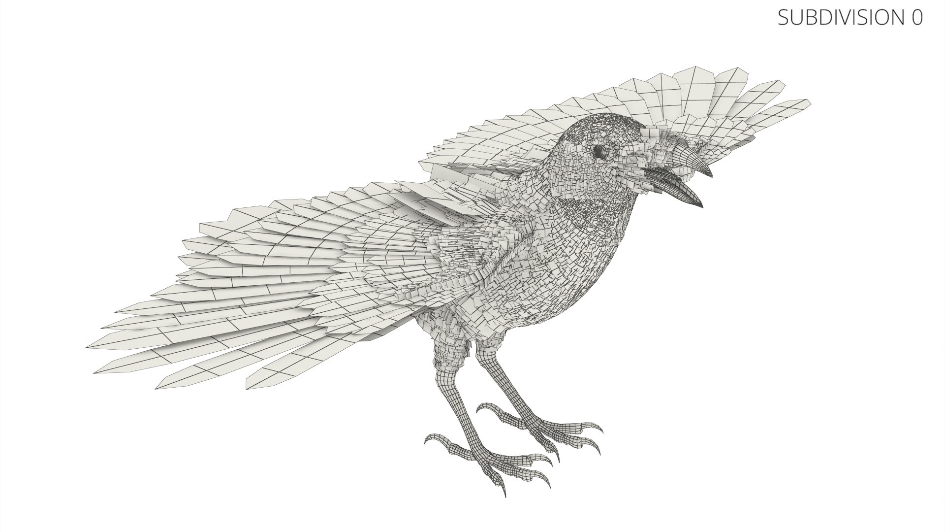 Crow Wild Bird Species Black 3D model https://p.turbosquid.com/ts-thumb/fe/Zq8cT7/ux/crow_wild_bird_species_black_012/jpg/1765401706/1920x1080/fit_q87/e73430edd9a7538bf93a0a5895c9163da285ba61/crow_wild_bird_species_black_012.jpg