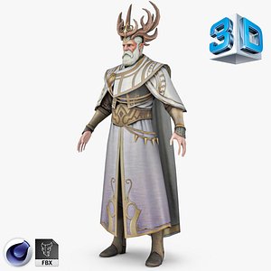 Saruman Warlord character fantasy model