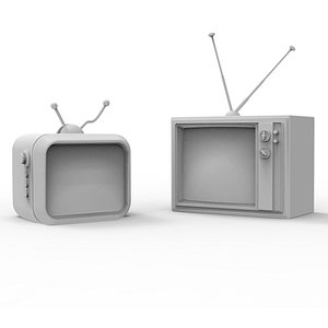 2 Stylized Retro Comic TV 's Pack