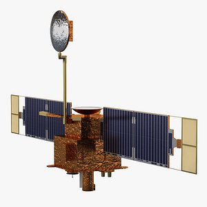 mars global surveyor satellite 3d max