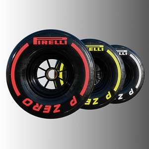 1 pirelli tyres 3D model