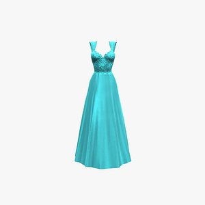 3D Royal Gown Dress
