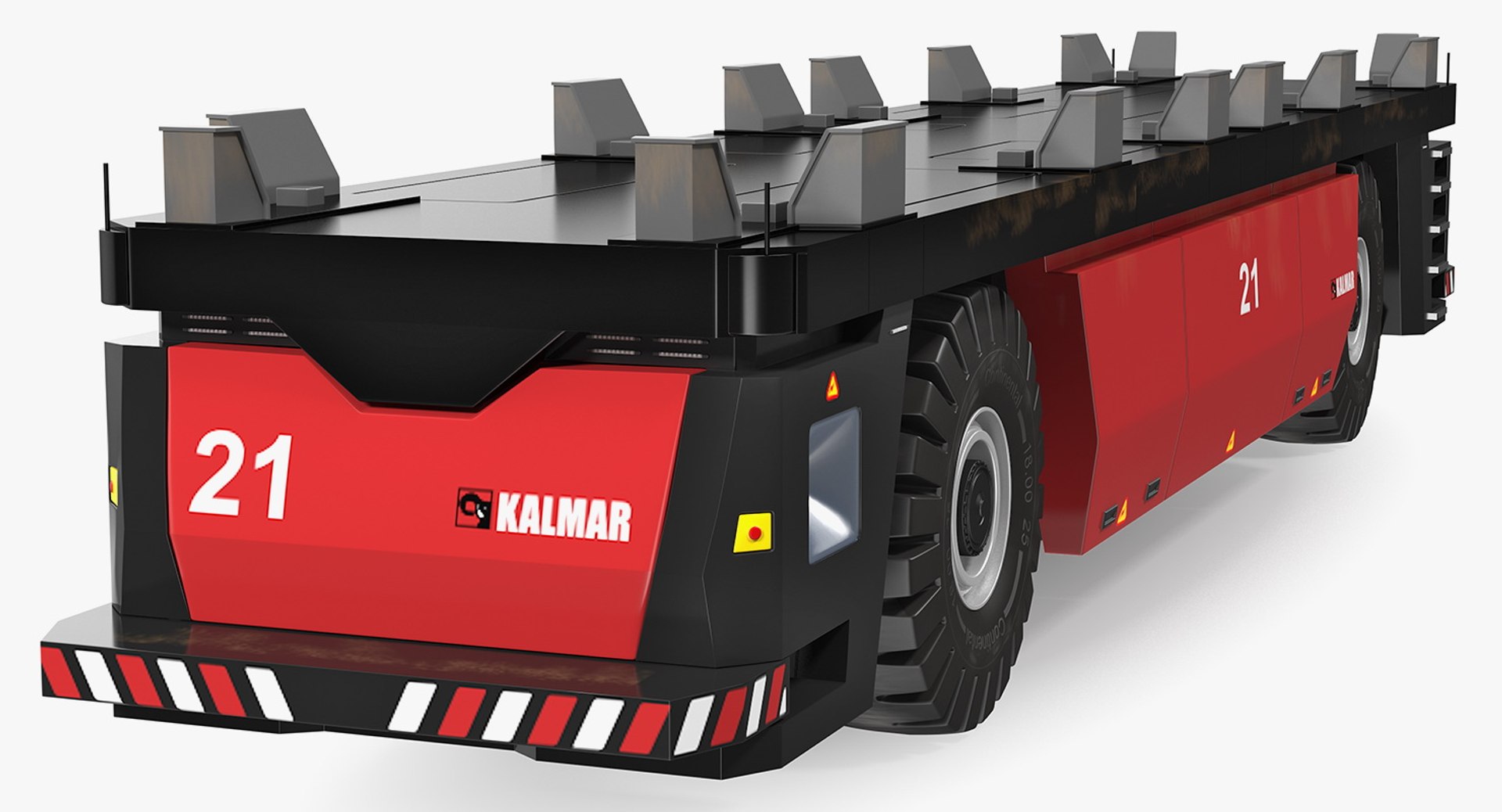 Electric AGV Trailer Kalmar FastCharge 3D model preview