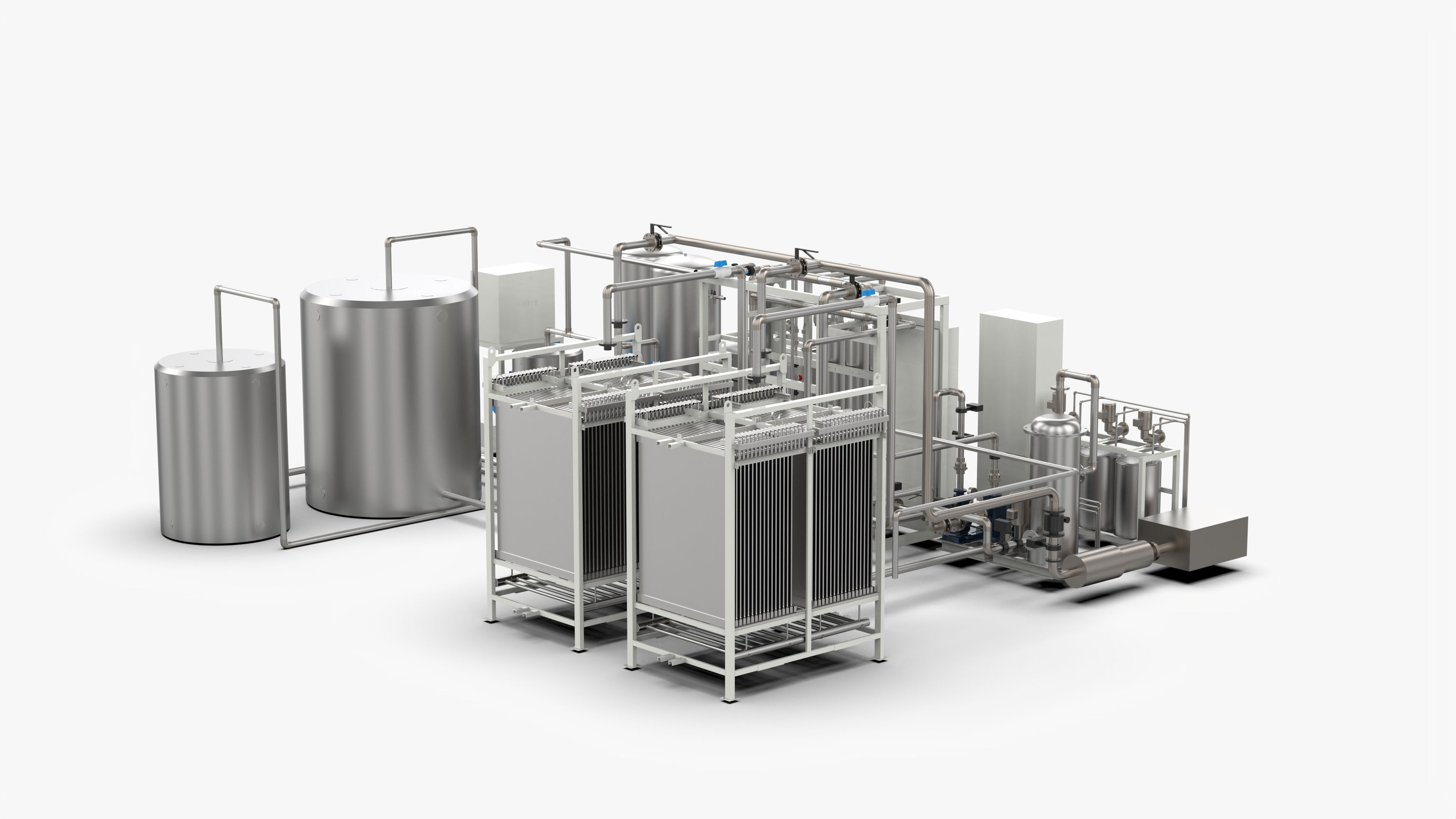 modelo 3d MBR Sewage Integrated Treatment System - TurboSquid 2009475