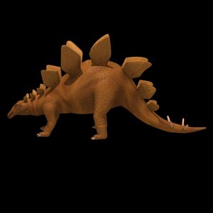 dinosaur stegosaurus 3d model