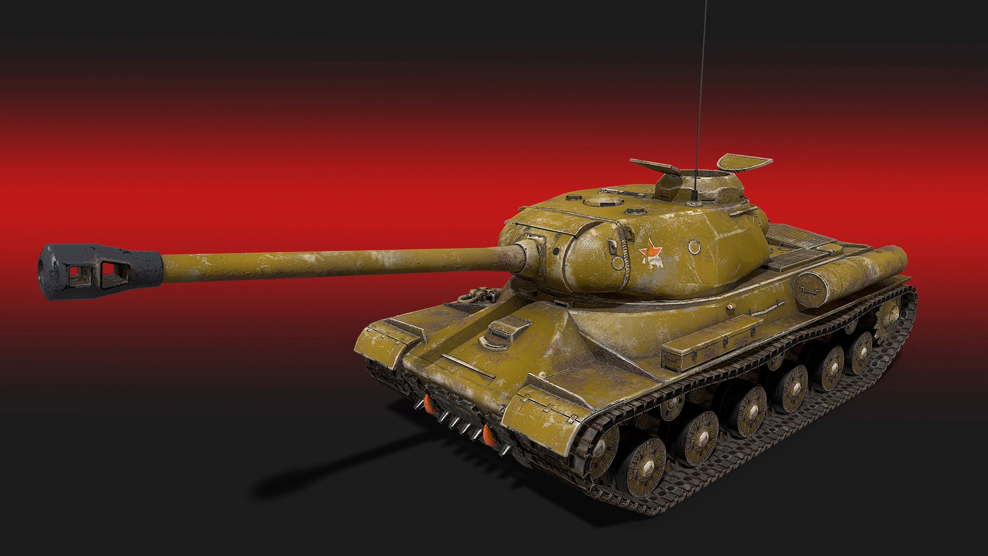 Low-poly Soviet Tank Is-2 3D Model - TurboSquid 1399867