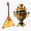 Sammlung traditioneller russischer Symbole