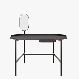 Design desk with mirror