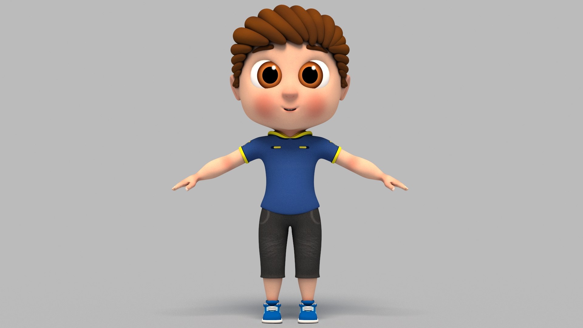 Boy Rigged Character 3D Model - TurboSquid 1616506