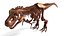 Scheletro di dinosauro di qualità Tyrannosaurus Rex