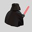 3d darth minifigure star wars model