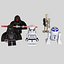 3d darth minifigure star wars model