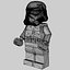3d darth minifigure star wars model