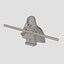 3d darth minifigure star wars model