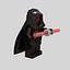 3d darth minifigure star wars model