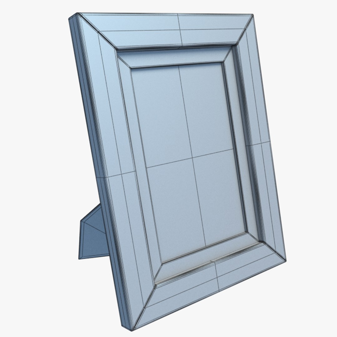 Obj Realistic Picture Frame