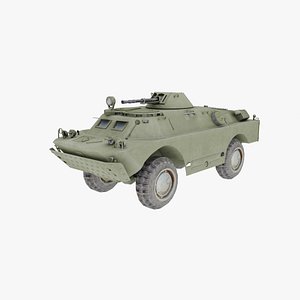 3d russian brdm-2 armored