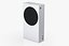 3D x-box series s console model