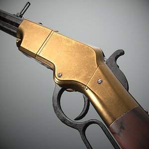 henry rifle 3D model