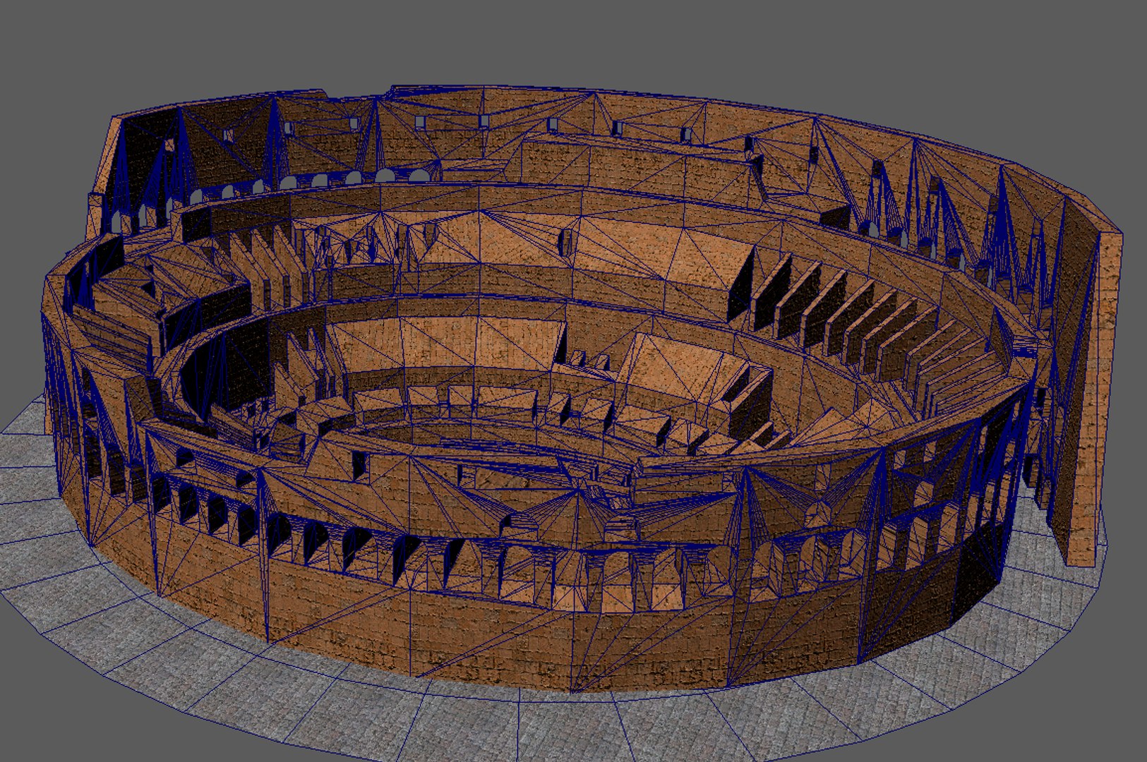 3d Model Rome Colosseum