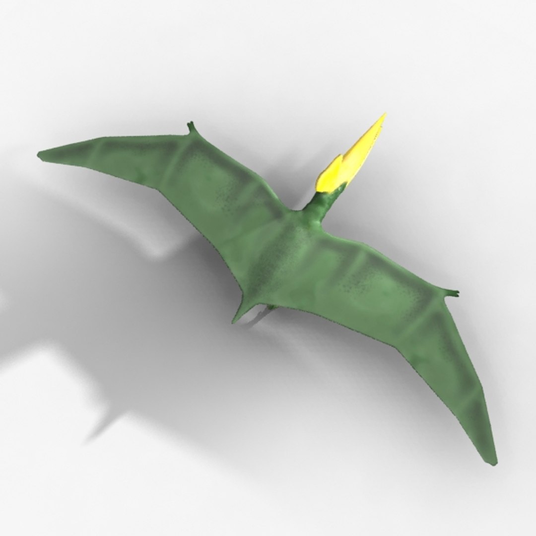 3d rigged pterosaur