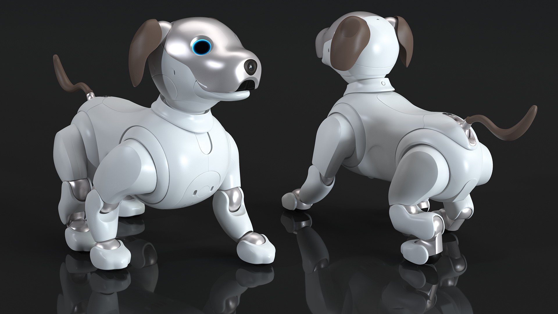 Sony Aibo 2017 Walking Pose 3D model preview