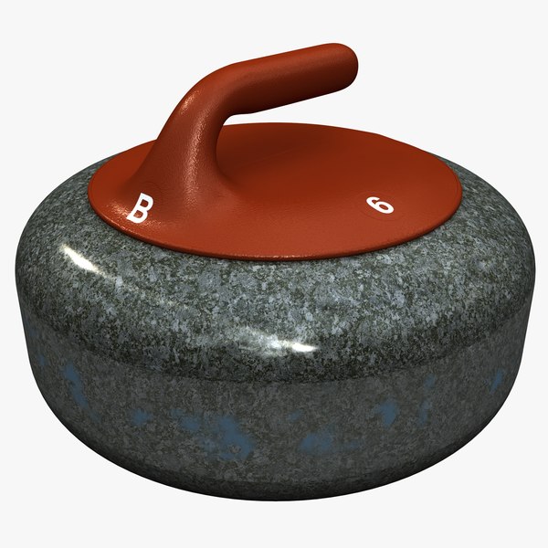 カーリングストーンレッド3Dモデル - TurboSquid 756178