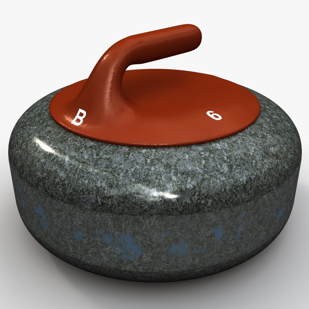Curling Stone Red
