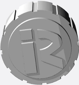 3D bottle cap pain circle