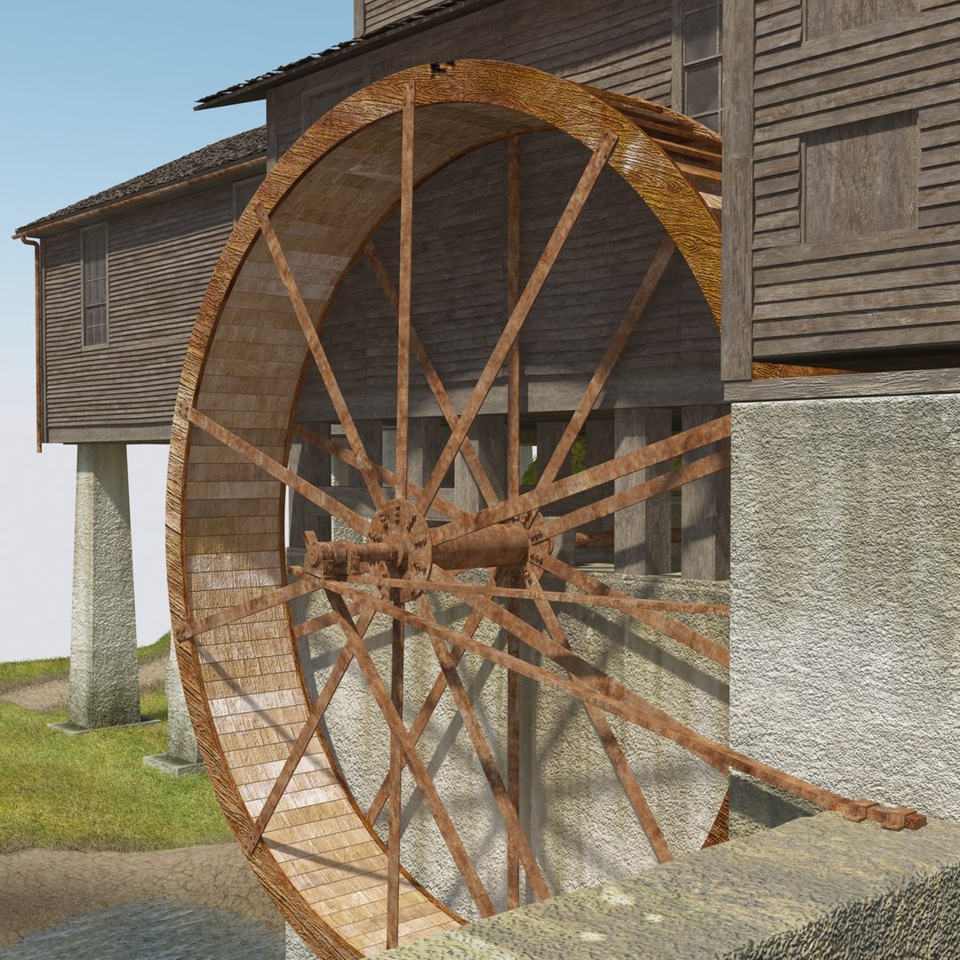 water wheel grass 3d model https://p.turbosquid.com/ts-thumb/ff/qc3c4K/M6yxxVex/millwithwaterwheelfur_34/jpg/1406574020/1920x1080/fit_q87/30f3a06e9d0d0b1c5b8c67099b3bd6ddcdcdb5ef/millwithwaterwheelfur_34.jpg