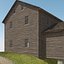 Mill With Water Wheel Grass