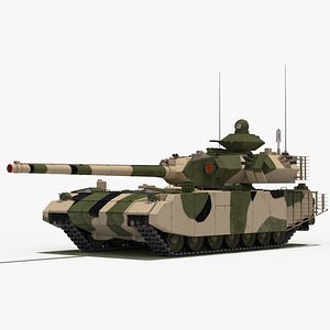 t-100 object-189 tank green 3D model