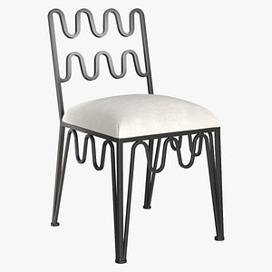 3D Franceandson Ripple Dining Chair model