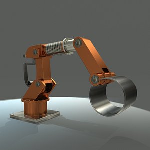 mechanical arm 3d max