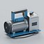 Rotary Vane Vacuum Pump with Finned Motor Oil Window and Inlet Manifold