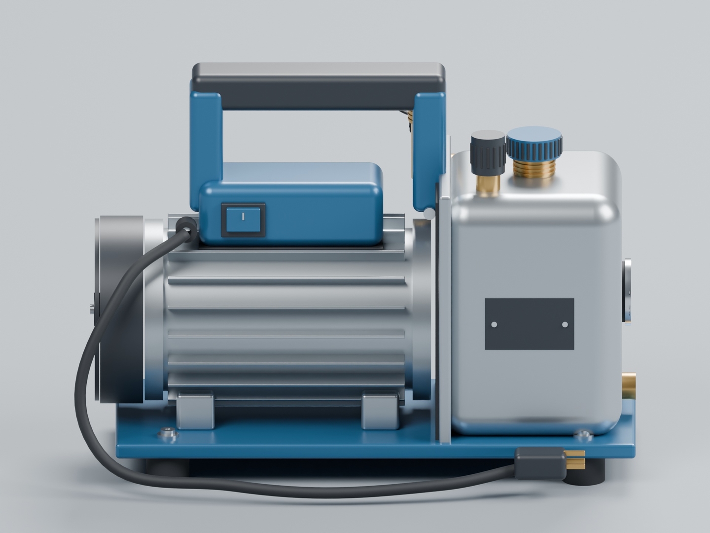 Rotary Vane Vacuum Pump with Finned Motor Oil Window and Inlet Manifold 3D model https://p.turbosquid.com/ts-thumb/fg/AD8puC/N8/rotation/jpg/1793275588/1920x1080/turn_fit_q99/9bb18cfb9312496999f7be097f7fc0db32416601/rotation-1.jpg