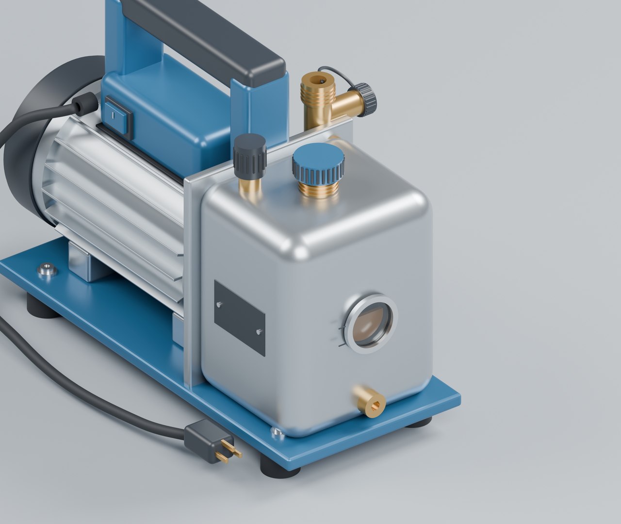 Rotary Vane Vacuum Pump with Finned Motor Oil Window and Inlet Manifold 3D model https://p.turbosquid.com/ts-thumb/fg/AD8puC/hn/05_detail/jpg/1793275586/1920x1080/fit_q87/d95e2a5fcee496fb728284ceb92ce9f3b9594230/05_detail.jpg