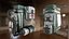 Sci-fi Backpack Canister Case Military Medical Bag - Collection Kitbash with Zbrush files